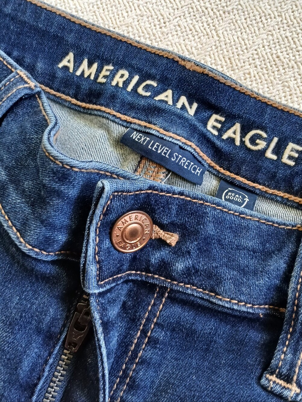 aeo ♡ jegging low rise next level stretch american eagle 5132 - Picture 3 of 9